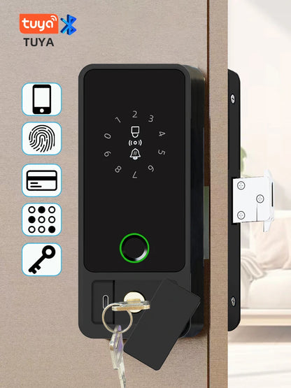 CDOK G18Tuya Bluetooth password lock, APP/fingerprint/password/swipe card/key unlock