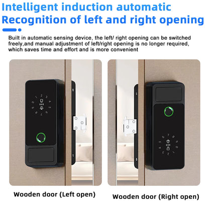 CDOK G18Tuya Bluetooth password lock, APP/fingerprint/password/swipe card/key unlock