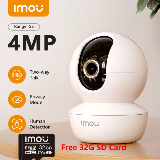 IMOU Ranger SE 4MP with 32G SD Card AI Human Detect Camera Baby Security Surveillance Wireless ip CCTV Indoor 4MP Camera