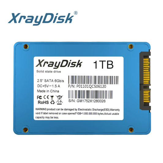 Xraydisk Metal Case Sata3 Ssd 128GB 480GB 1TB Internal Solid State Drive Hard Disk For Laptop&Desktop